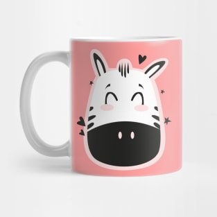 Cute Zebra Art Drawing Mug